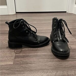 rag & bone Black Cannon Combat Boots